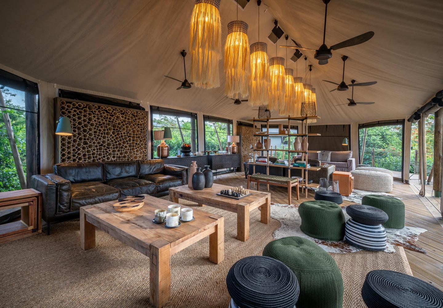 Magashi - Living room - Wilderness Safaris (Akagera Rwanda)