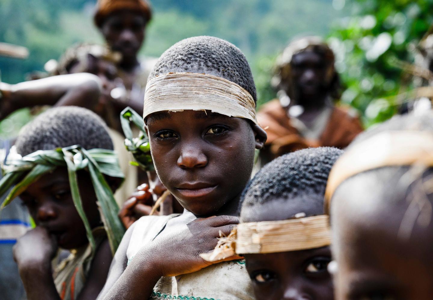 Batwa people, considered as a marginalized community (Bwindi Uganda). 