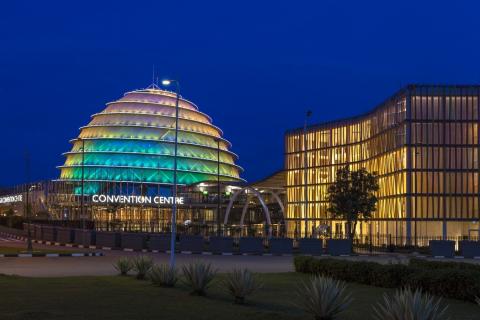 Kigali Convention centre and Radisson Blue